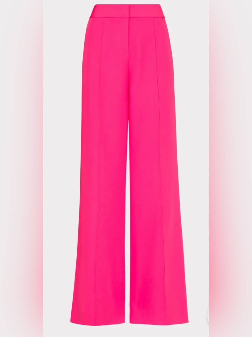 Milly Nash Cady Pants 
Wide Leg Tailored Trousers 
Color: Milly Pink
Size 6